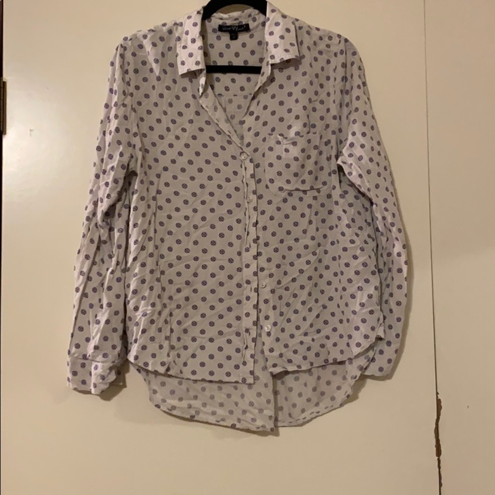 Soft button down top